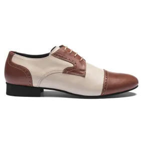 2156 Zapatos de danza Miguel en marrón/beige
