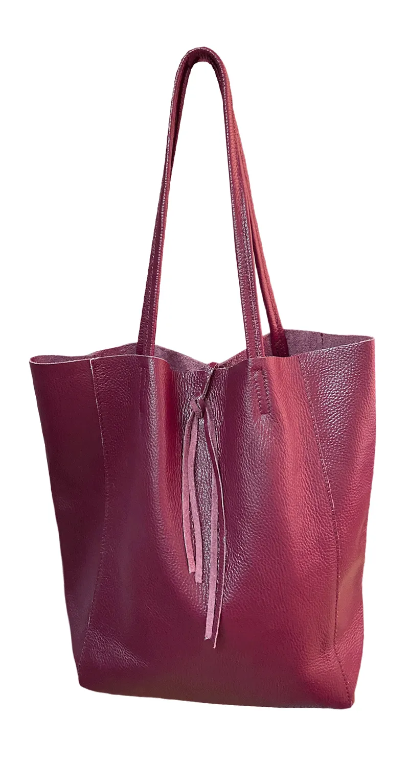 A MEDIDA Cartera Guinda