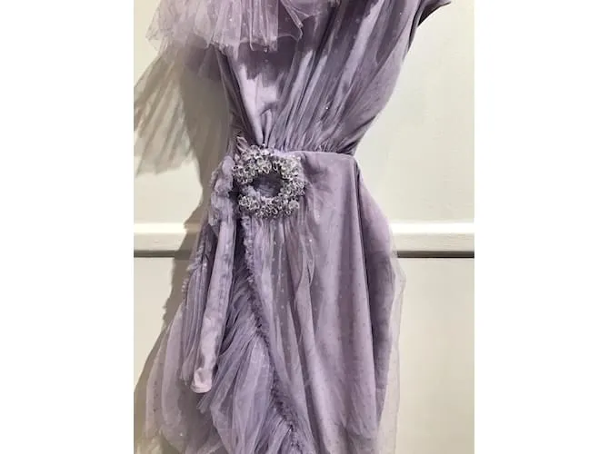 Autre Marque RAISA VANESSA Vestidos T.Internacional M Sintético Púrpura 