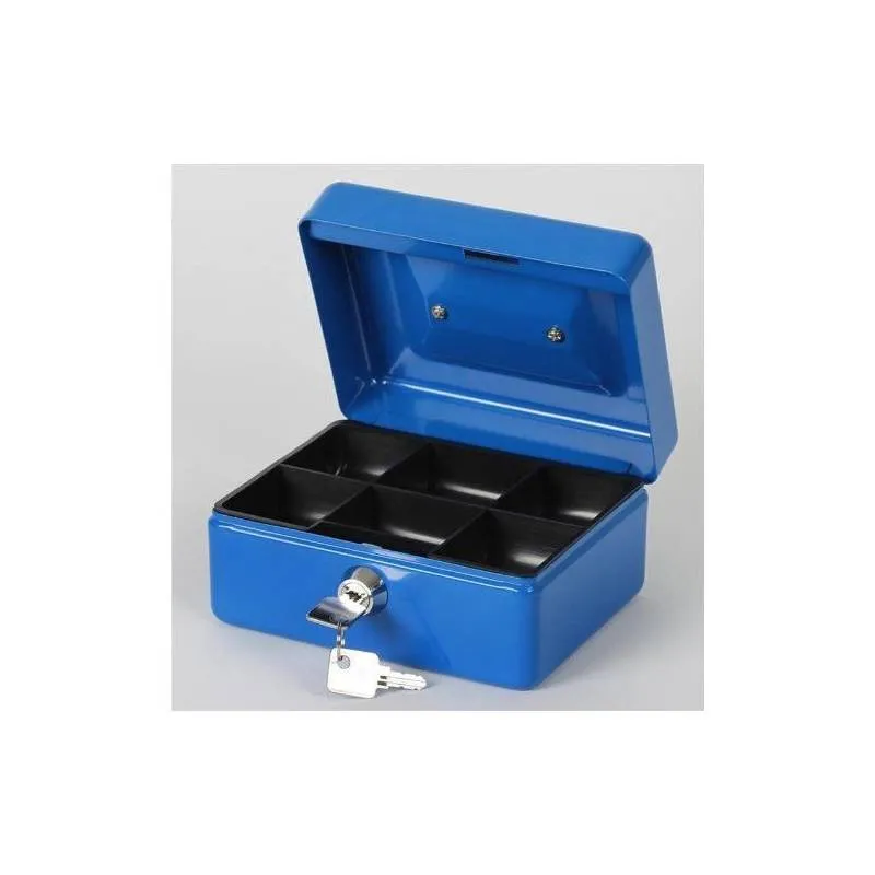 Caja de caudales azul 80x150x120 mm - Ferpasa