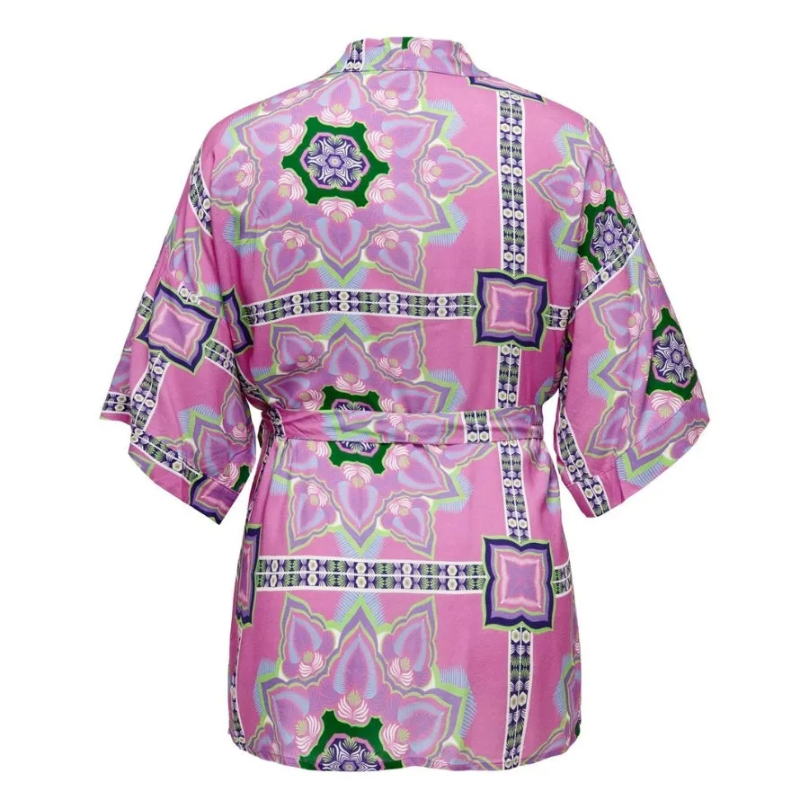  Camisetas manga corta Carmakoma Carkendra Life 3 4 Tie Kimono Aop