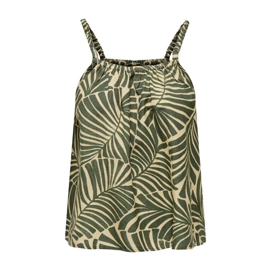  Camisetas sin mangas Only Onlcallie Linen Singlet Ptm