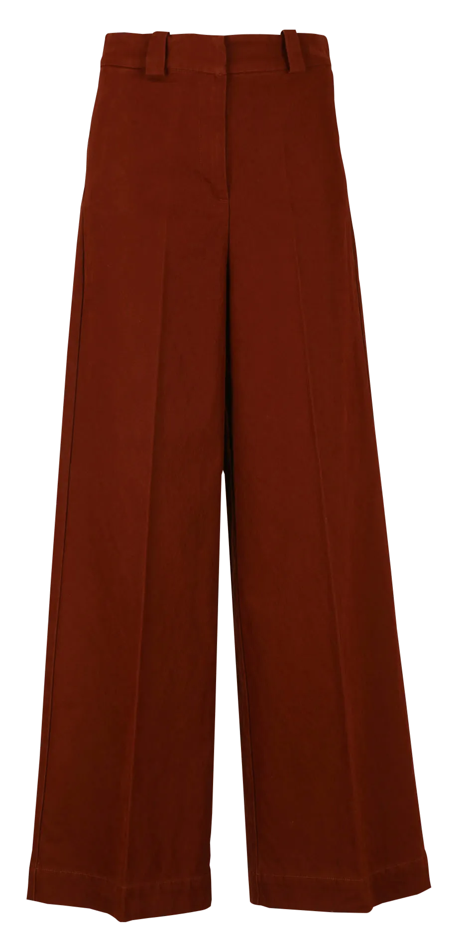 CAPTAIN - Pantalón ancho de mezcla de algodón en naranja