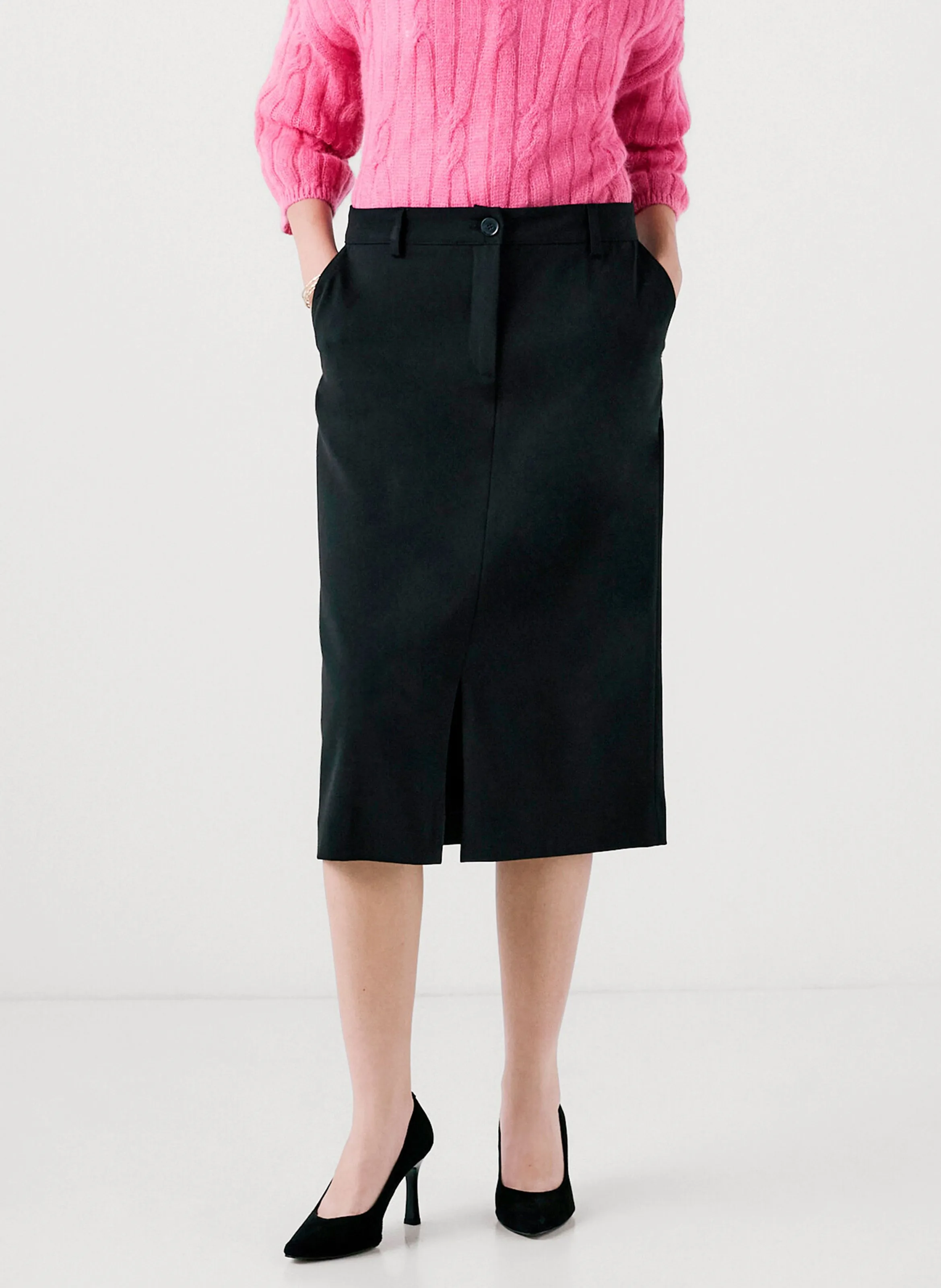 CAROLL JOLING - Falda midi en negro