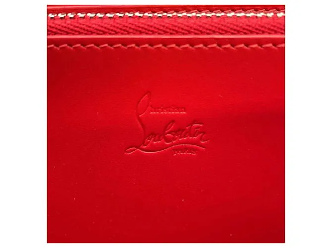 Cartera larga Christian Louboutin Panettone Spike Studs Rosa 