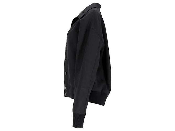 Chaqueta bomber de lana negra Jacquemus Le Chouchou 'Le Bomber Feltro' Negro 