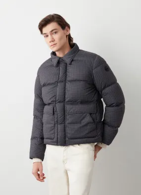 Chaqueta con estampado efecto lana