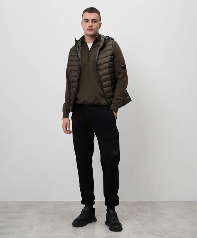 C.P. Company Green DD Shell Quilted Down Vest