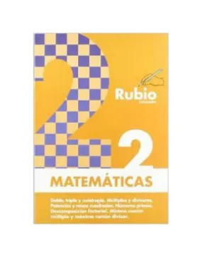 CUADERNO RUBIO 2 MATEMÁTICAS EVOLUCIÓN (9788485109814)