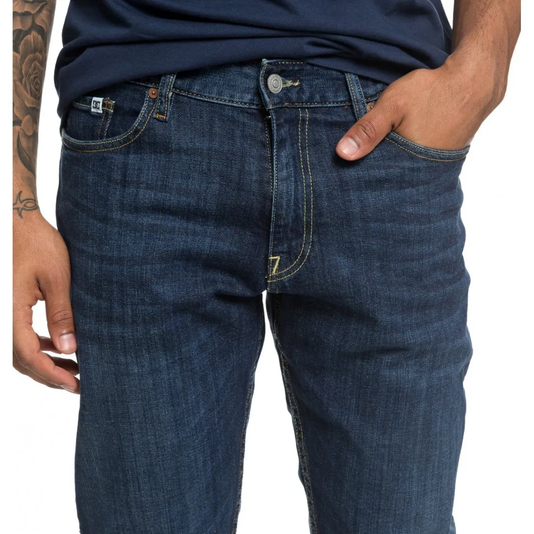 JEAN DC WORKER STRAIGHT bleu bntw