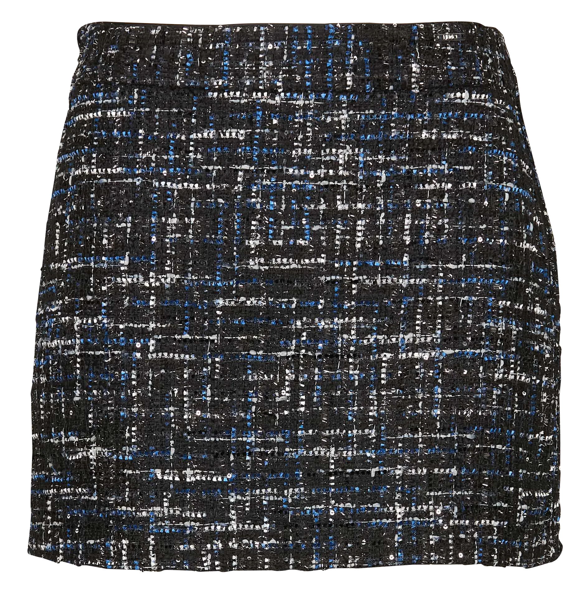 LIU JO Falda corta de jacquard en negro