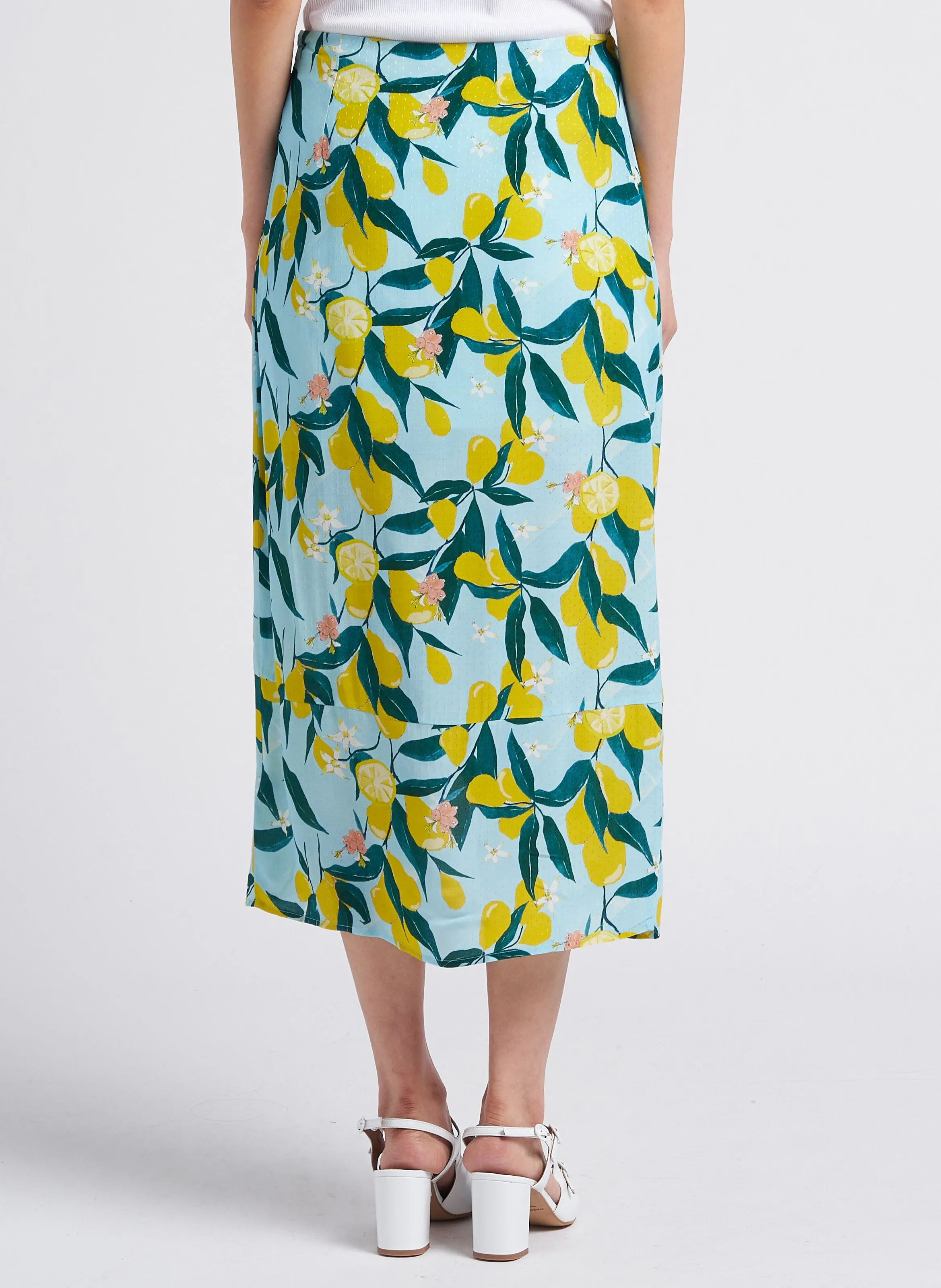 MARIE SIXTINE DADOU - Falda corta trapecio estampada en multicolor