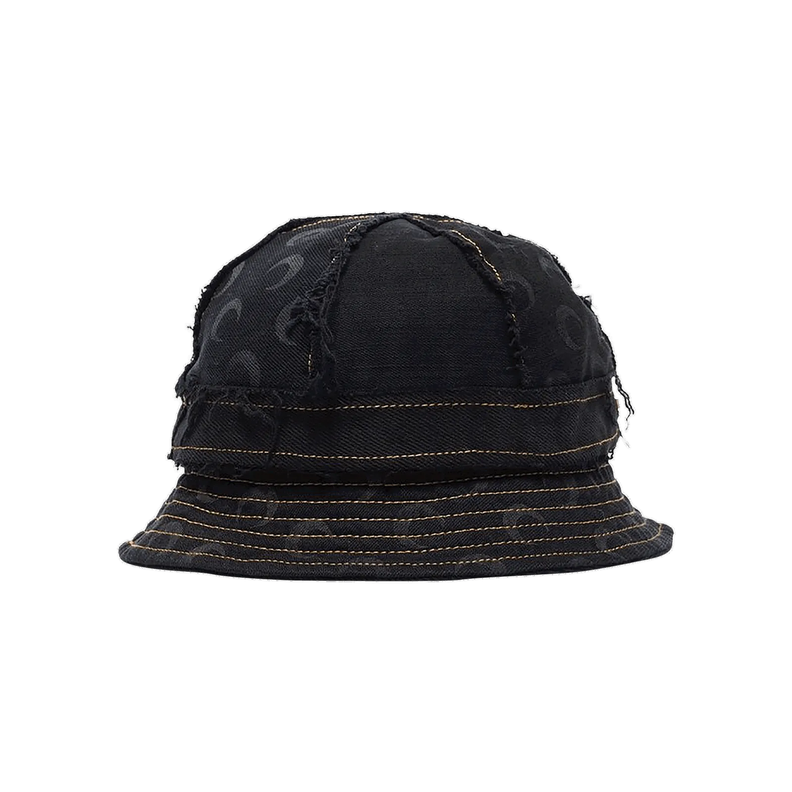 Marine Serre Regenerated Moon Denim Panelled Bell Hat