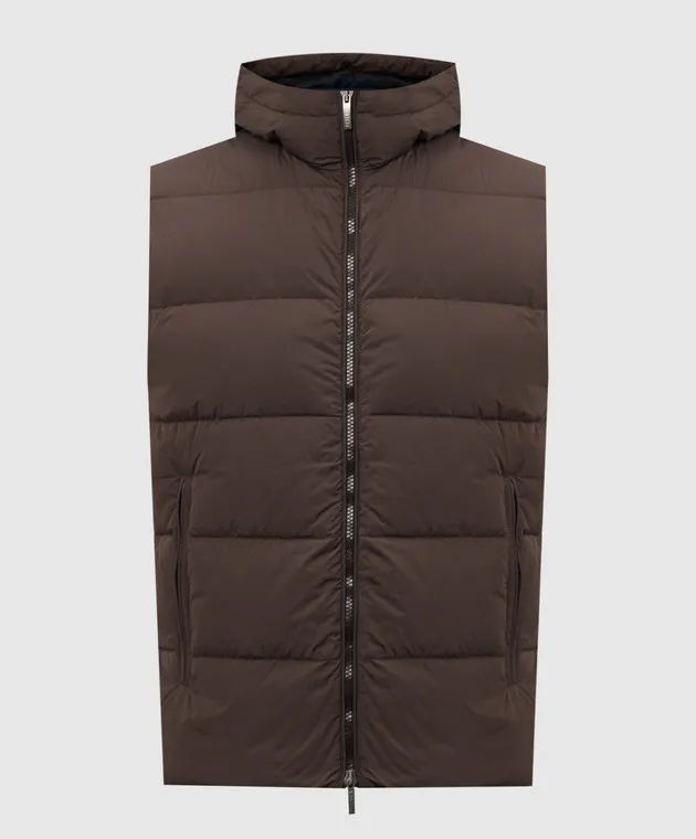 Peserico Brown down vest