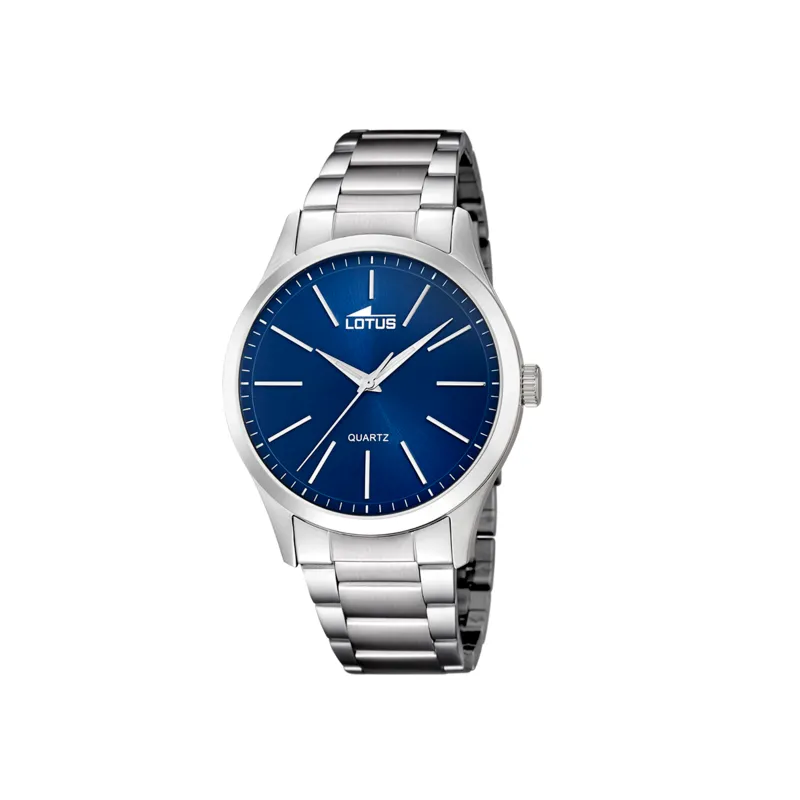 RELOJ LOTUS MINIMALIST AZUL CORREA DE ACERO HOMBRE 15959/A