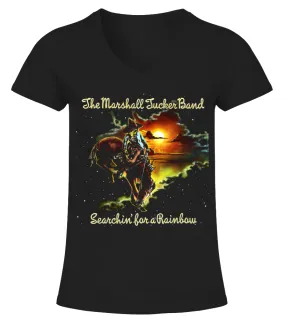 RK70S-549-BK. The Marshall Tucker Band - Searchin' For A Rainbow Camiseta cuello pico Mujer