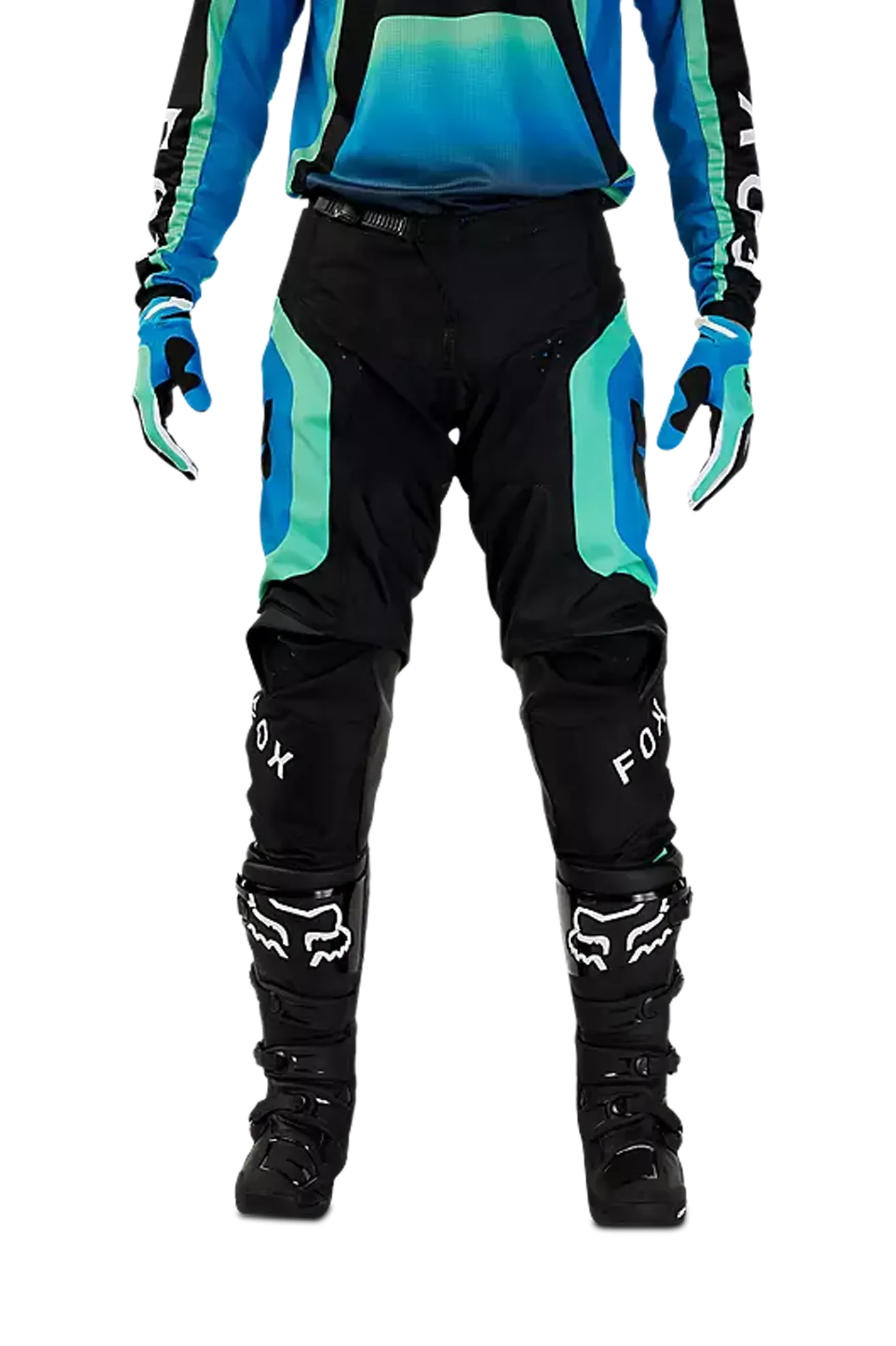 Traje de Cross FOX 180 Ballast Negro-Azul