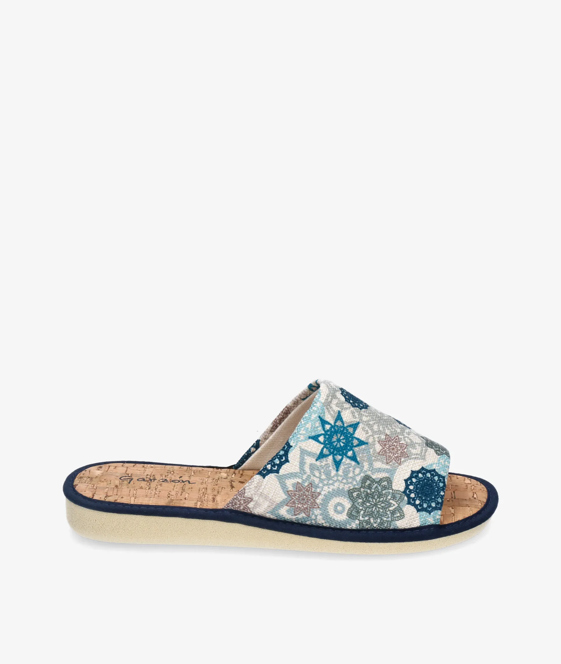 Zapatillas de casa  en color azul marino para mujer