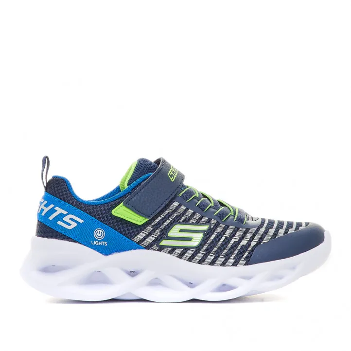 Zapatillas deporte Skechers boys S lights twisty brights novlo azules