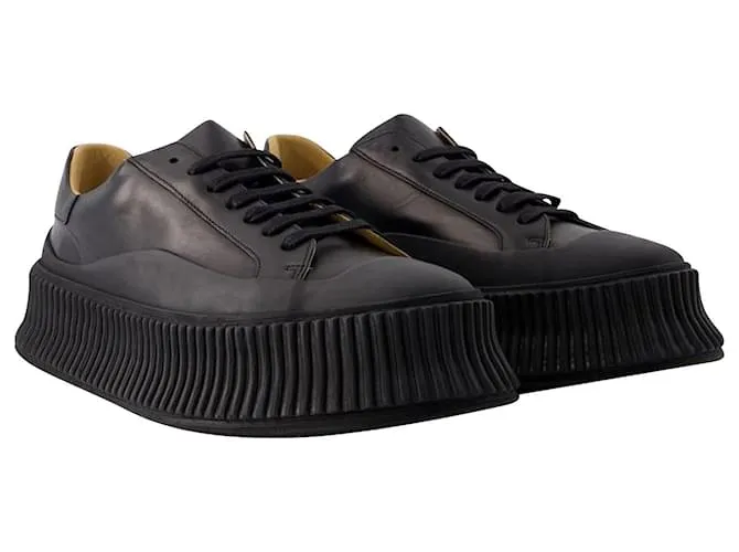 Zapatillas - Jil Sander - Piel - Negro 