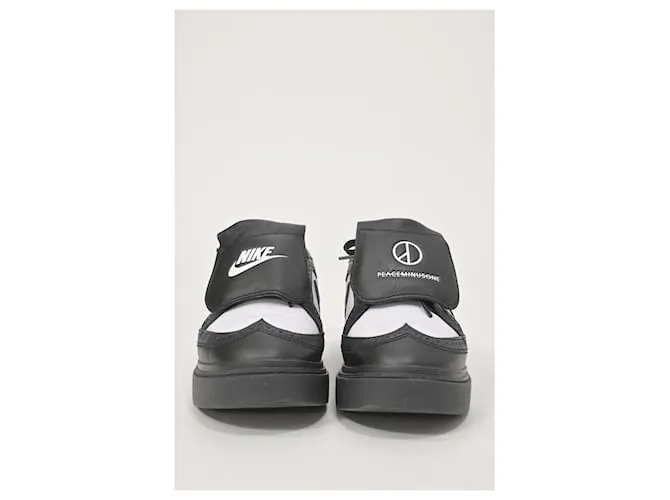 Zapatillas Nike x PEACEMINUSONE G-Dragon Kwondo 1 en cuero negro 