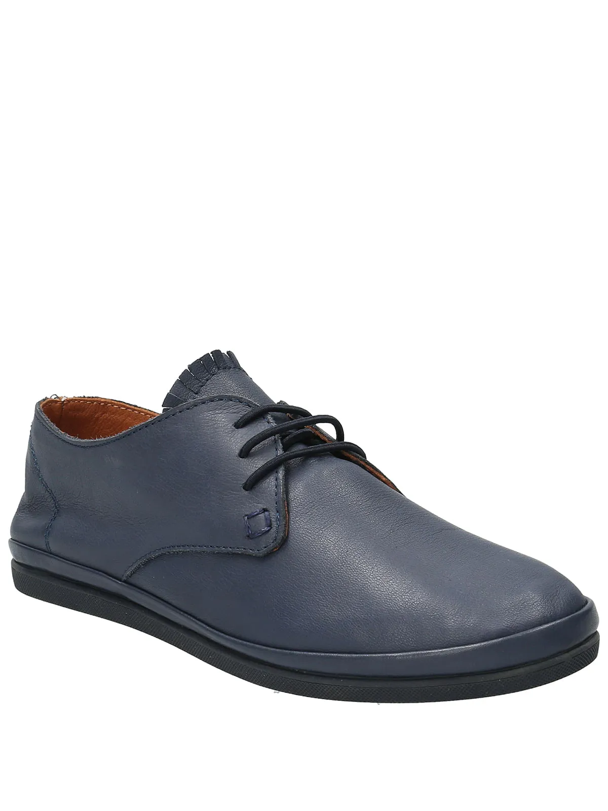 Zapato Cuero Mujer Patmos Azul Rockford