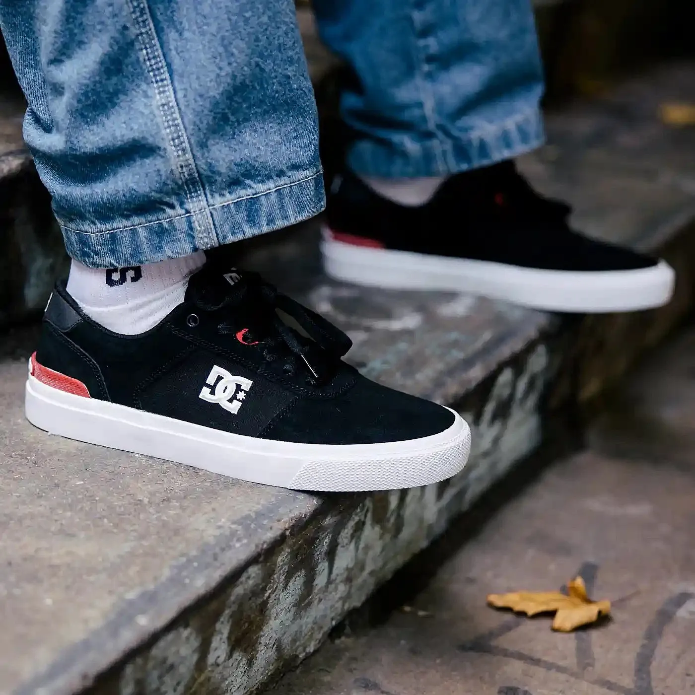 zapatos DC Teknic S - BKW/Black/White - men´s