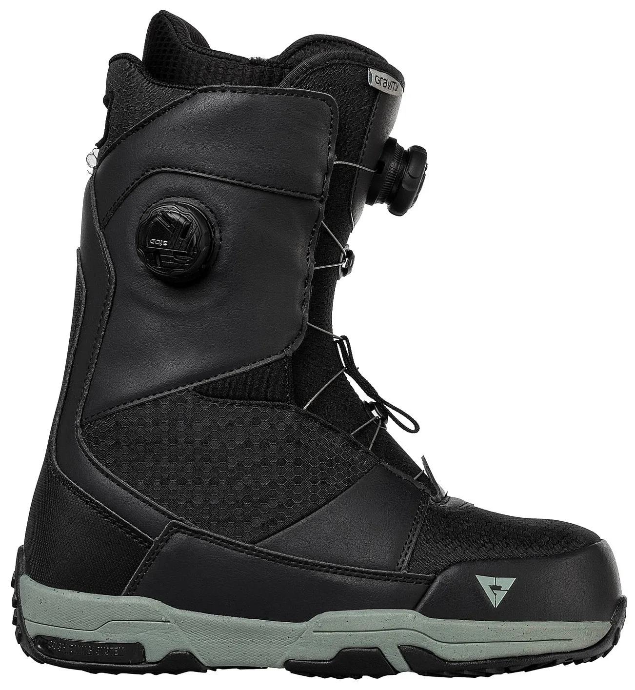 zapatos Gravity Manual Dual Atop Boa - Black/Sage - men´s